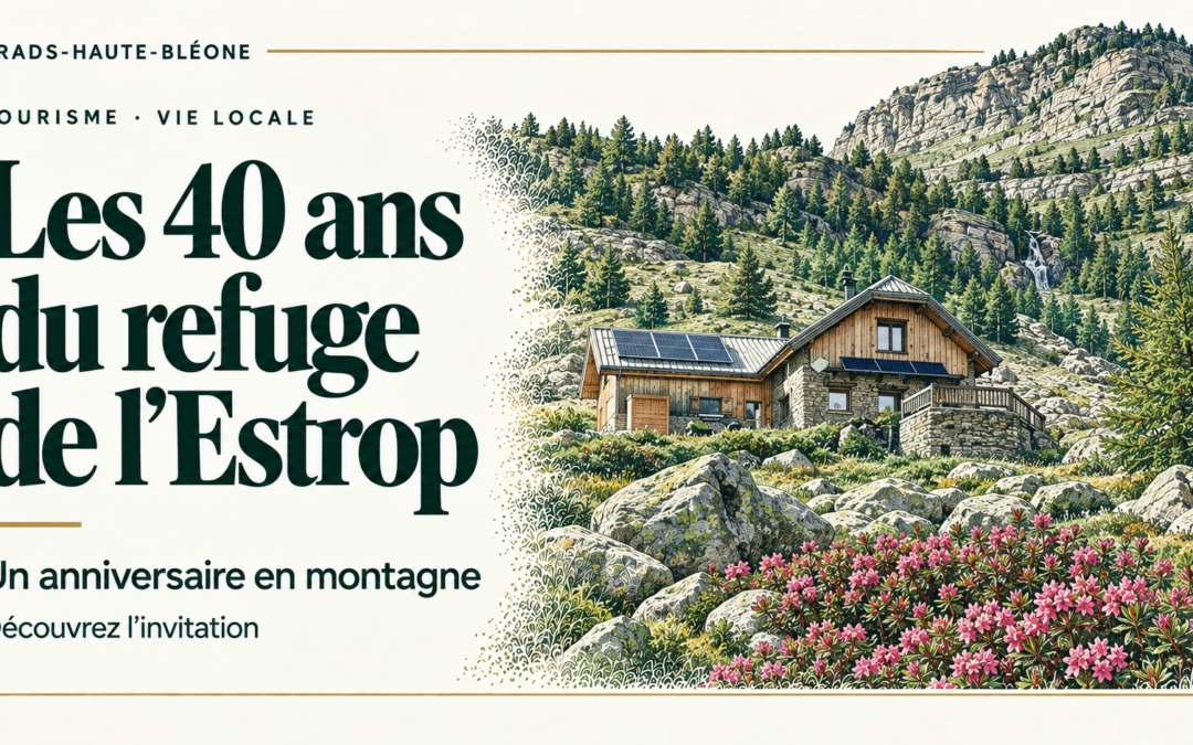 Invitation 40 ans du Refuge de l&rsquo;Estrop